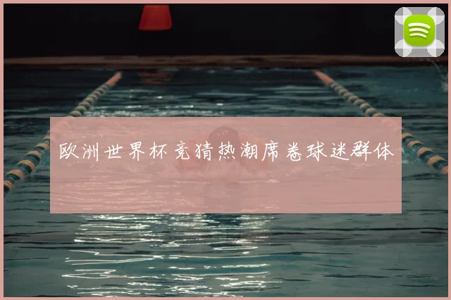 欧洲世界杯竞猜热潮席卷球迷群体